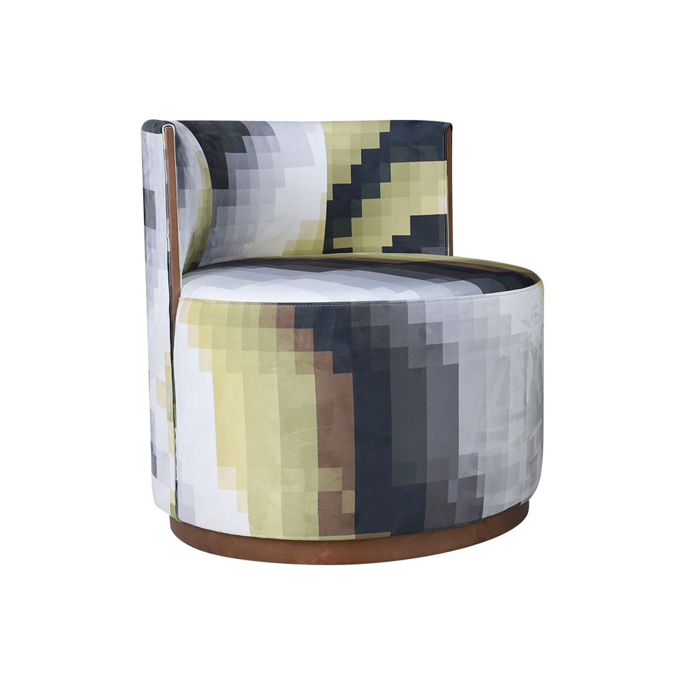 Scaun rotund de salon