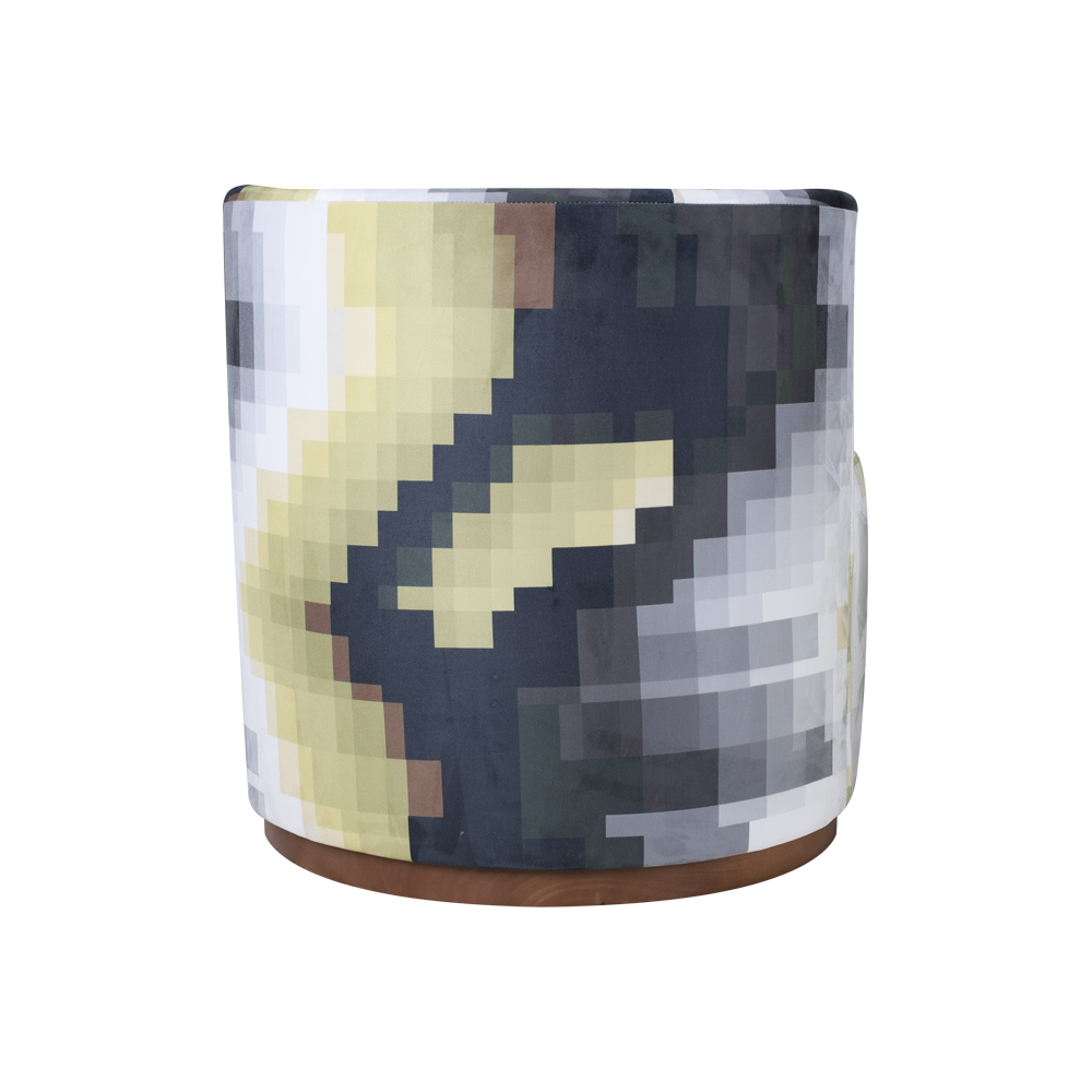 Scaun rotund de salon